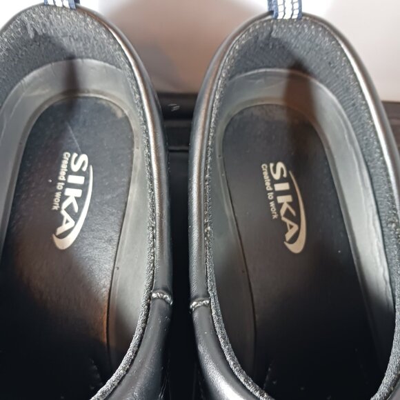 SIKA Comfort Clogs Work Walking Men\'s 47 US 14 Black Leather Slip On main image 6